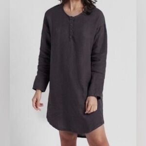 Parachute linen sleep shirt – large